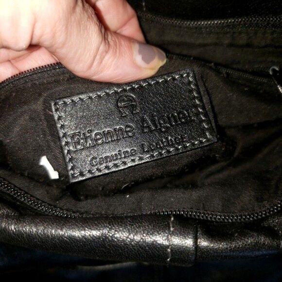 Black Leather Etienne Aigner - Picture 5 of 7